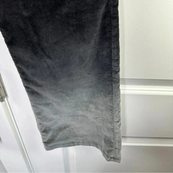 Hudson Size 30 Velvet Ombre Holy Flare Crop Pants Classic Neutral Black to Gray - Picture 11 of 15
